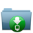 Blue Folder Download Icon
